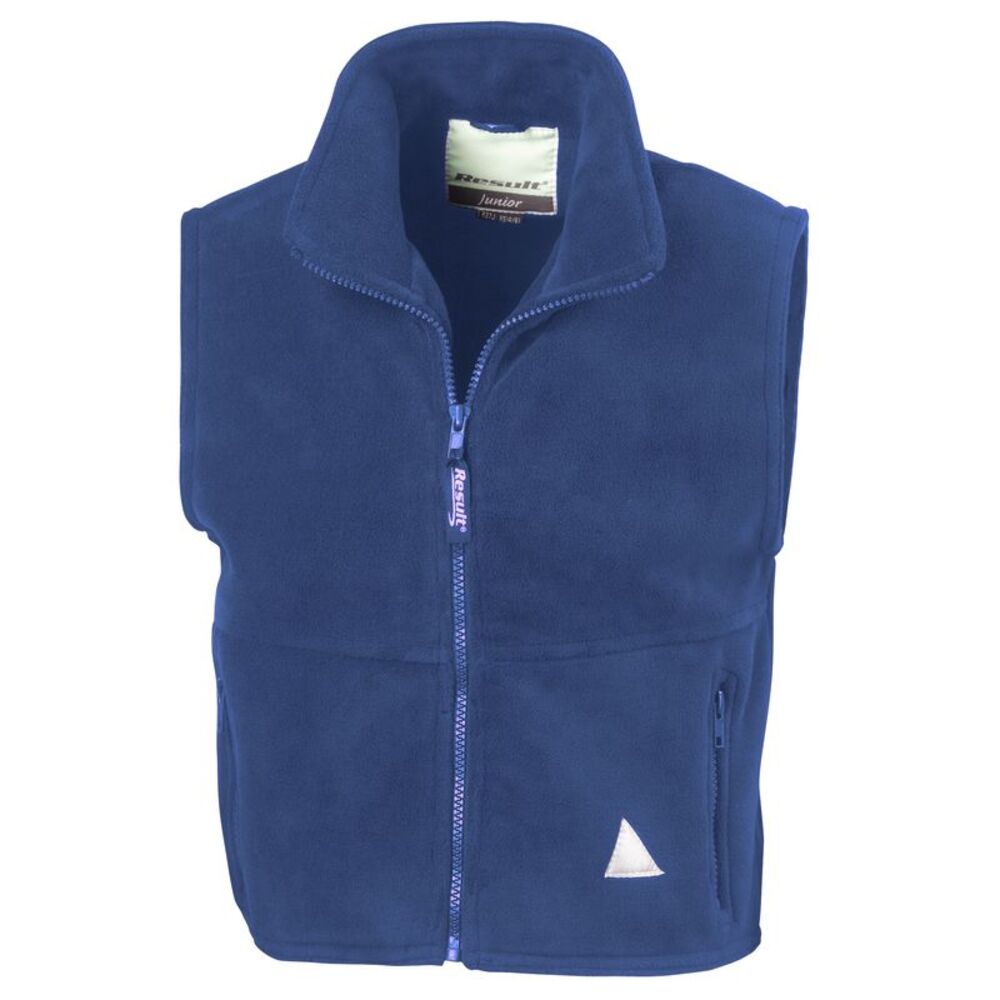 Result Childrens Unisex Anti-Pill Polar-Therm® Fleece Bodywarmer / Gilet / Royal